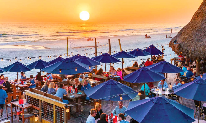 The Top 10 Restaurants in Panama City Beach! 11 Sharky's Beachfront Restaurant